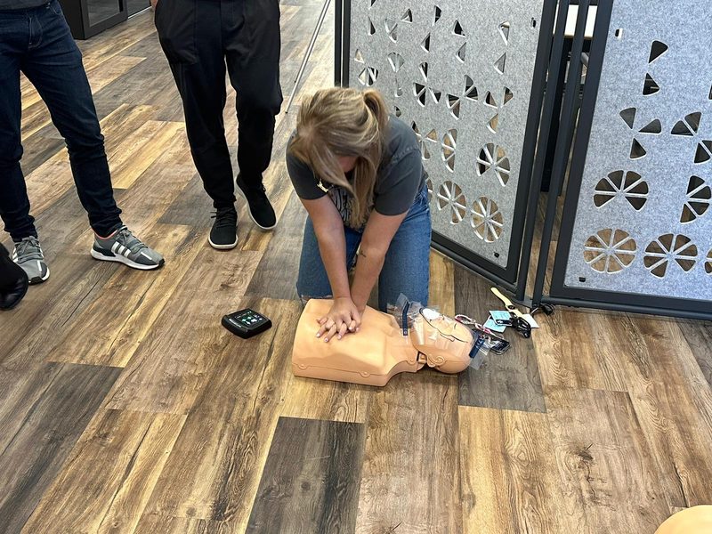 Emergency First Aid at Work training in Glasgow